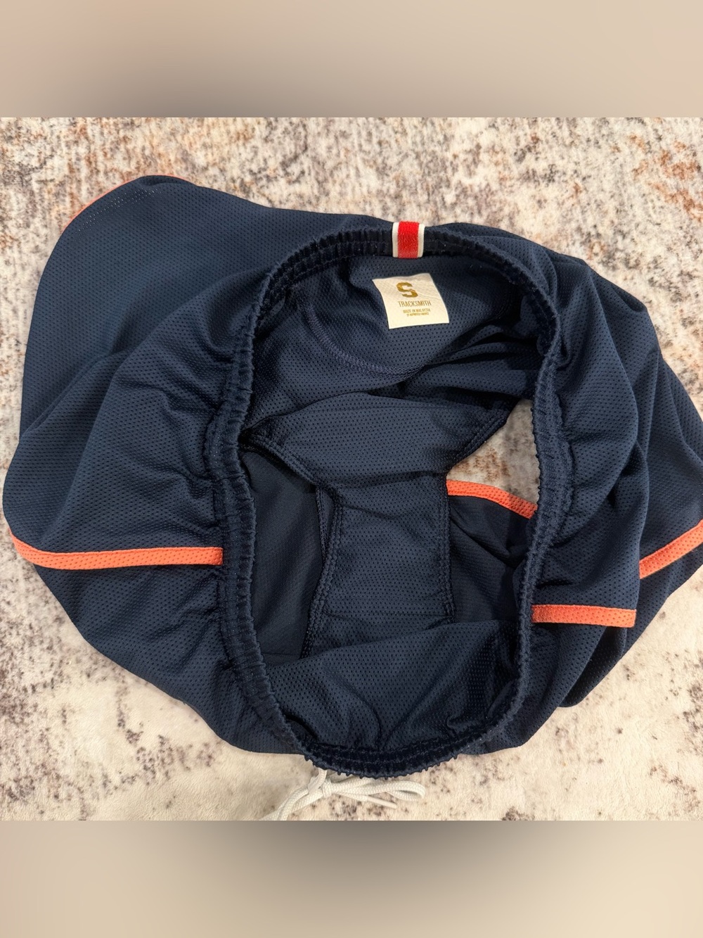 Tracksmith, Van Cortlandt Running Set, Shirt Shorts Coral Blue | W S / M - Picture 10 of 12